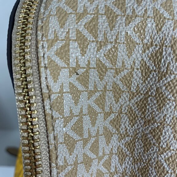 MICHAEL KORS Rhea Medium Color-Block Signature Logo Backpack EUC - Picture 3 of 12